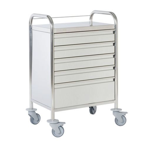 Carrello di emergenza - 10100 - TOURINOX - medico / per uso generale / in acciaio inossidabile