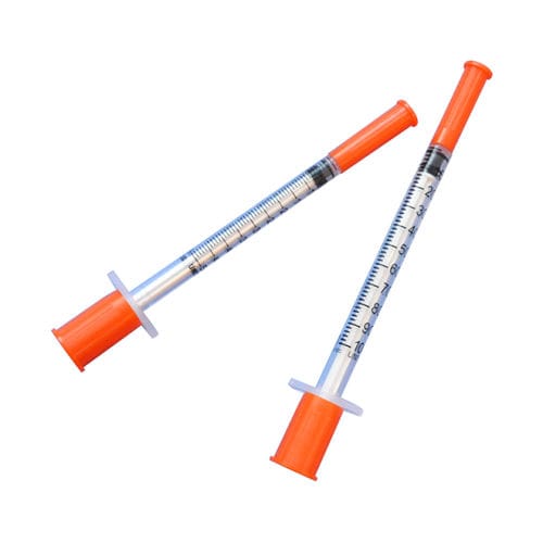 Siringa ipodermica - U-100 - Jiangsu Zhengkang Medical Apparatus - da insulina / 1 ml / 0,5 ml
