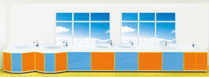 Mobile con fasciatoio con lavabo - HEFEI JINNICK MEDICAL TECHNOLOGY CO., LTD.