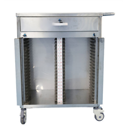 Carrello medico - B10 - Shandong Expert Medical Equipment - per sala operatoria / per cartelle mediche / in acciaio inossidabile