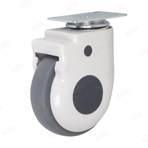 Ruota per letto di ospedale - HB01-01-100TPR-G - Zhongshan Seño Casters and Wheels Man Co.,Ltd - in polipropilene / girevole