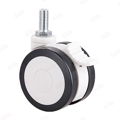 Ruota in polipropilene - ME01-02D-75PUB - Zhongshan Seño Casters and Wheels Man Co.,Ltd - con freno / girevole