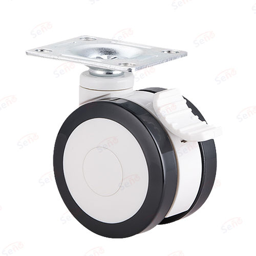 Ruota in polipropilene - ME01-01D-75PUB - Zhongshan Seño Casters and Wheels Man Co.,Ltd - con freno / girevole