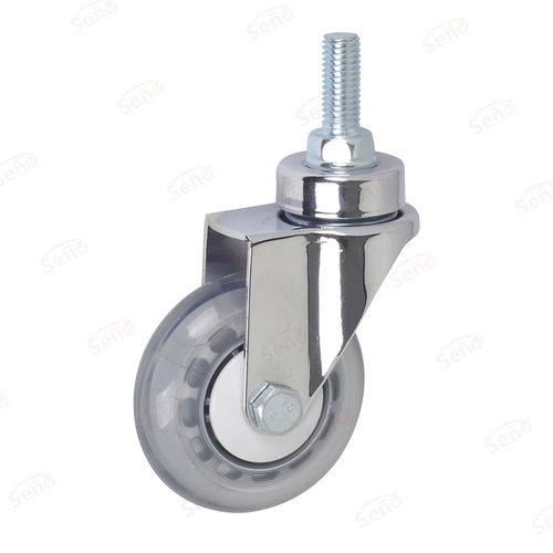 Ruota per carrello medico - ME06-02-75PU-CN - Zhongshan Seño Casters and Wheels Man Co.,Ltd - in polipropilene / girevole