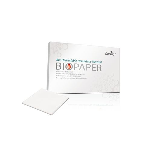 Agente emostatico pad - BIOPAPER® - Beijing Datsing Biotech - per neurochirurgia / per chirurgia cardiovascolare / per chirurgia ortopedica