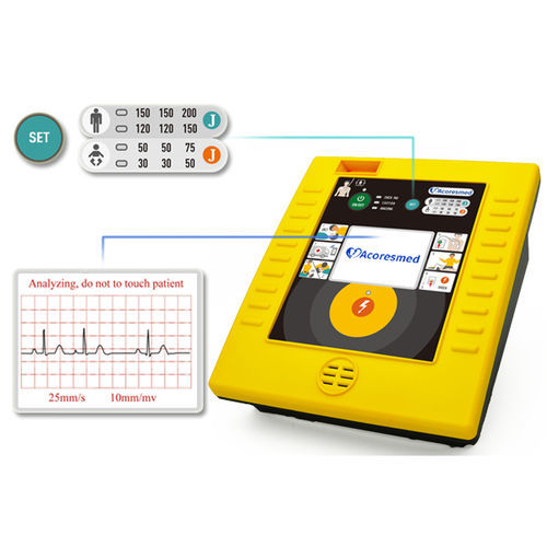 Defibrillatore esterno automatico - A114 - Acoresmed.co.ltd - bifasico / con monitor ECG / impermeabile