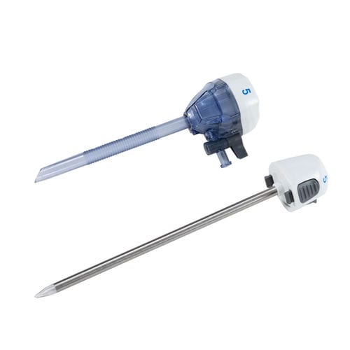 Trocar per laparascopia - PC5/PC10/PC12/PC15 - Biowin Pharmaceutical - con connettore per insufflazione / con camicia / monouso