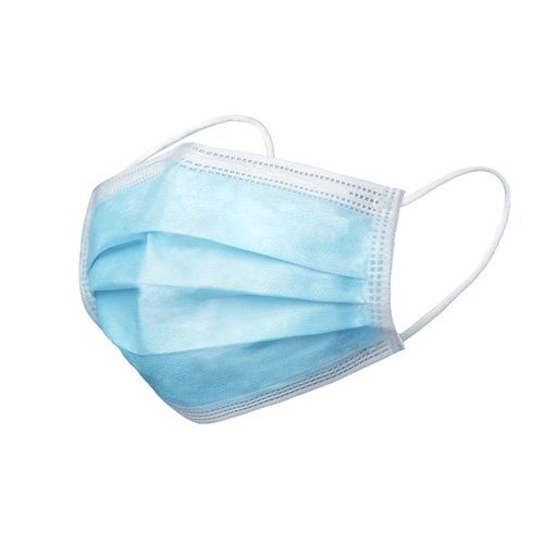 Mascherina chirurgica per adulti - General Cooperation Industry Co.,Ltd - scatola da 50 pezzi / blu / a tre strati