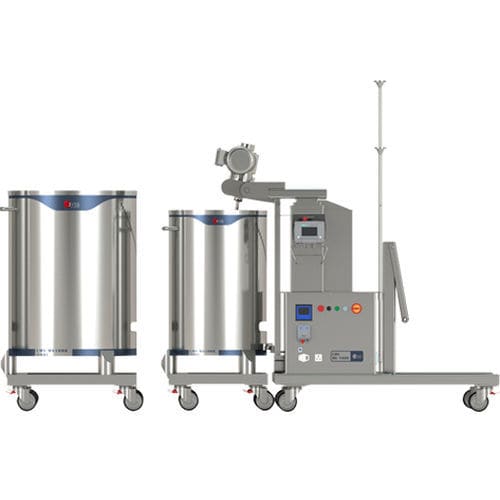 Miscelatore di laboratorio digitale - LMS  - Zhejiang JYSS Bio-Engineering Co., Ltd. - per l'industria farmaceutica / compatto / su rotelle