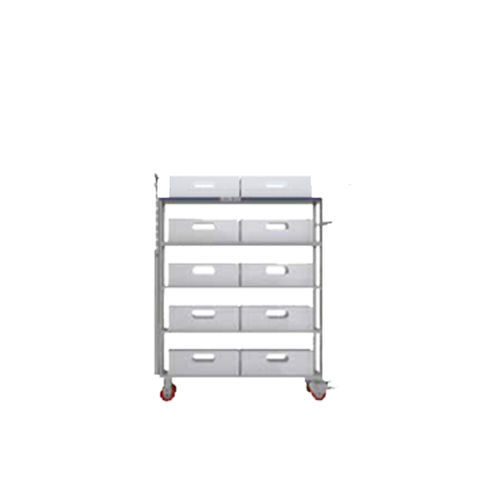 Carrello medico - Zhejiang JYSS Bio-Engineering Co., Ltd. - di stoccaggio / in acciaio inossidabile / mobile