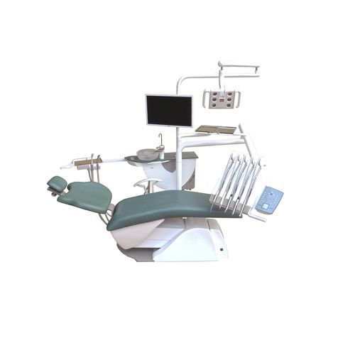 Riunito odontoiatrico con poltrona elettrica - ARIA PRIMA SR 5N - NEOMED - con poggiatesta flessibile / con camera intraorale / con portastrumenti