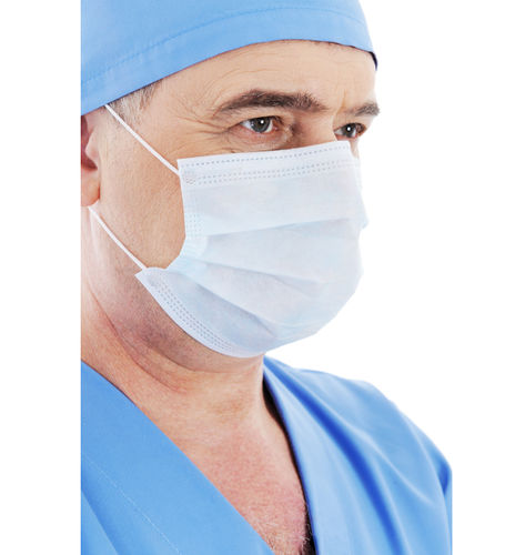 Mascherina chirurgica senza lattice - Centra for Medical Supplies - per adulti / bianca / monouso