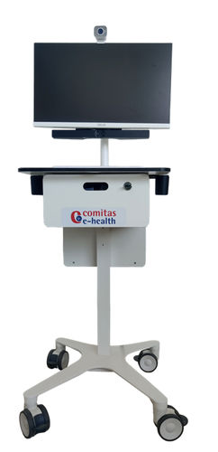 Carrello per telemedicina per videoconferenza - Comitas e- Health - mobile