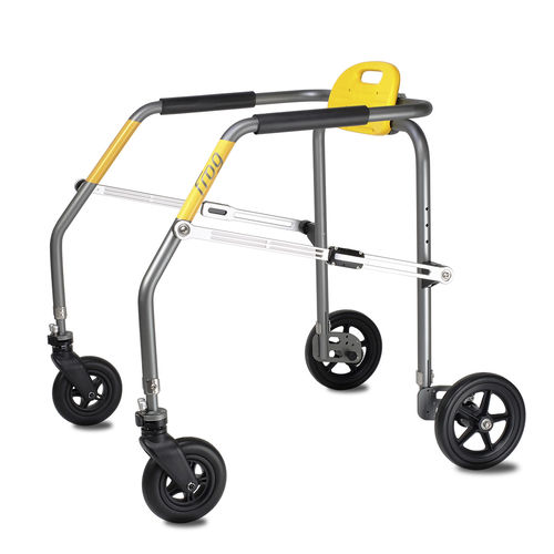 Deambulatore rollator a 4 ruote - FROG L4-X - Voyar - pediatrico / telaio in alluminio / con sedile