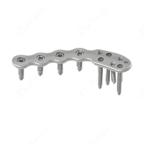 Placca di compressione per clavicola - T4381 - Kangli Medical - bloccata / in titanio