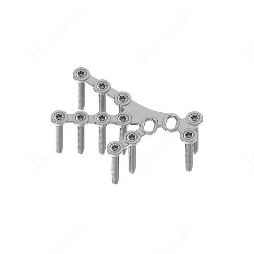 Placca di compressione per calcagno - T4400 - Kangli Medical - bloccata / in titanio