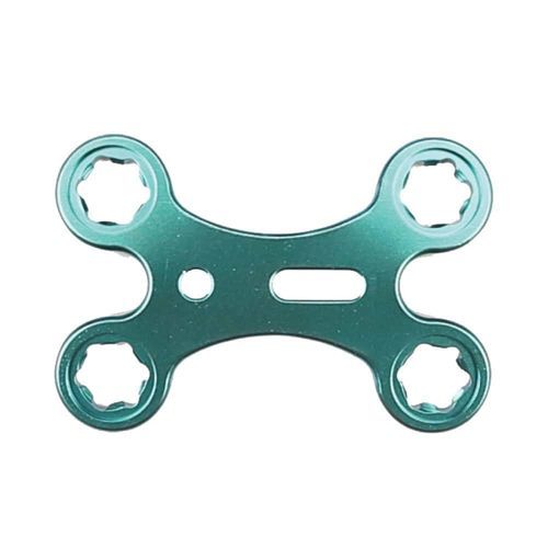 Placca per artrodesi per avampiede - KFM X - Kangli Medical - bloccata / in titanio