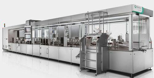 Sistema di riempimento e di sigillatura per l'industria farmaceutica - MC 1400 - Rychiger