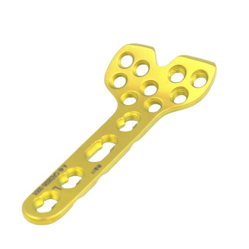 Placca di compressione per radio - SDYZ-41 - Chongqing FWS Medical Devices - distale / bloccata / in titanio