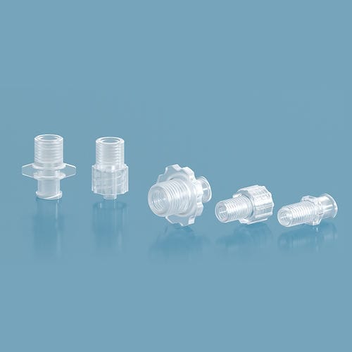 Adattatore maschio-femmina - RH-G-(1/4-28)N - NANJING RUNZE FLUID CONTROL EQUIPMENT CO., LTD. - per dispositivi medici / in polipropilene