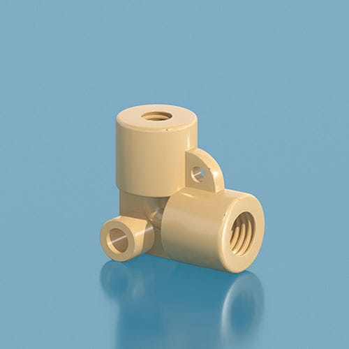 Adattatore femmina - NL05-28-K - NANJING RUNZE FLUID CONTROL EQUIPMENT CO., LTD. - per dispositivi medici / a gomito