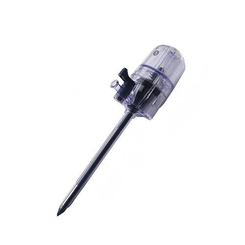 Trocar per laparascopia - B070905100 - Hangzhou Boer Medical Instrument - con punta arrotondata / senza lama / con connettore per insufflazione