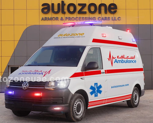 Ambulanza per terapia intensiva - AUTO ZONE ARMOR AND PROCESSING CARS L.L.C - furgone / con ossigenoterapia / automatica