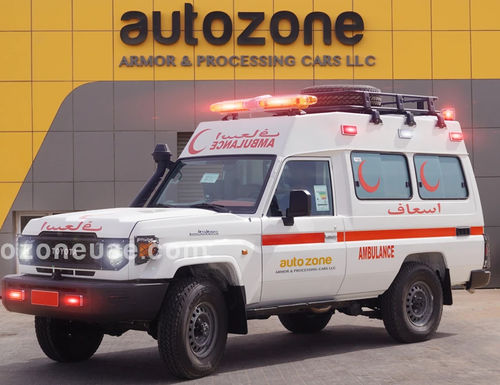 Ambulanza per terapia intensiva - HZJ78 - AUTO ZONE ARMOR AND PROCESSING CARS L.L.C - con ossigenoterapia / diesel / meccanica