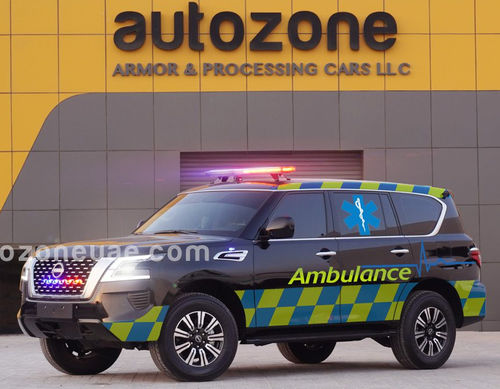 Ambulanza con ossigenoterapia - Nissan Patrol - AUTO ZONE ARMOR AND PROCESSING CARS L.L.C - 4x4 / automatica