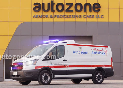 Ambulanza per terapia intensiva - Ford Transit-150 - AUTO ZONE ARMOR AND PROCESSING CARS L.L.C - furgone / con ossigenoterapia / automatica