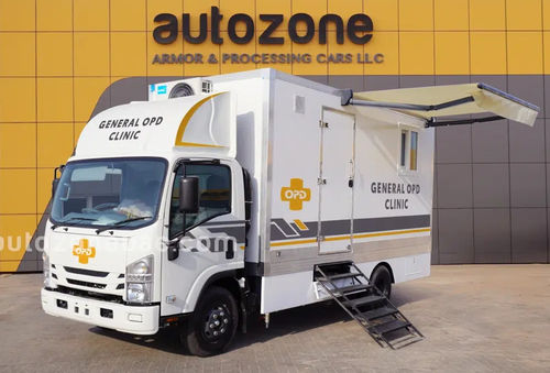 Unità mobile ospedaliera per cure ospedaliere - ISUZU NPR 75 - AUTO ZONE ARMOR AND PROCESSING CARS L.L.C