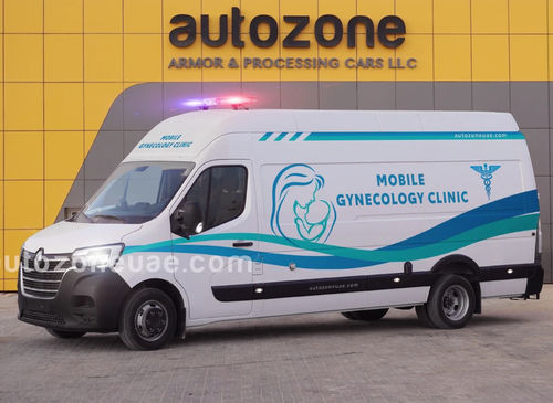 Unità mobile ospedaliera ginecologica - Renault Master - AUTO ZONE ARMOR AND PROCESSING CARS L.L.C - furgone / diesel / meccanica