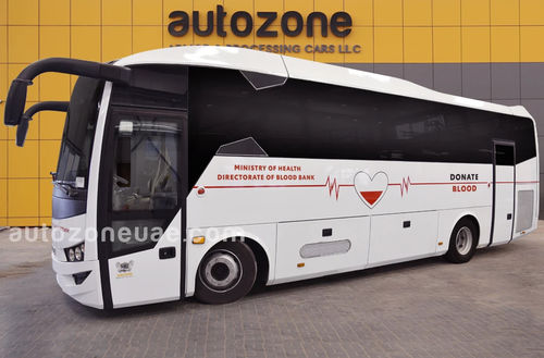 Unità mobile ospedaliera per prelievo di sangue - D6AB-D - AUTO ZONE ARMOR AND PROCESSING CARS L.L.C - autobus / diesel / meccanica