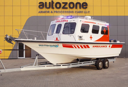 Ambulanza barca - ATZ37F-SEA MERMAID - AUTO ZONE ARMOR AND PROCESSING CARS L.L.C