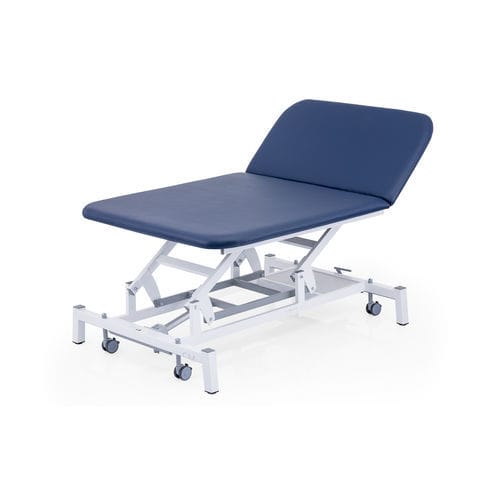 Lettino Bobath elettrico - CANBERRA 2 - Circeo Italia srl - su rotelle / con schienale ribaltabile / a 2 sezioni