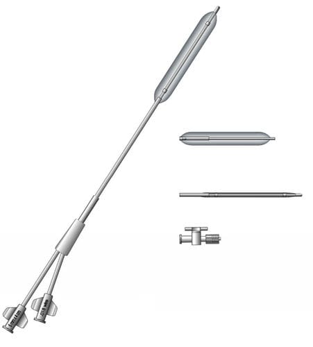Catetere per dilatazione - 7893111 series - Adria - ureterale / con palloncino / a doppio lume