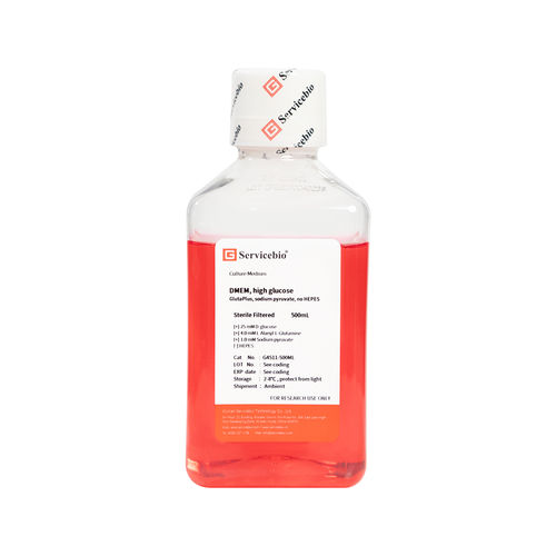 Reagente Medio Eagle modificato da Dulbecco - G4511-500ML - Servicebio - per coltura di tessuti / liquido