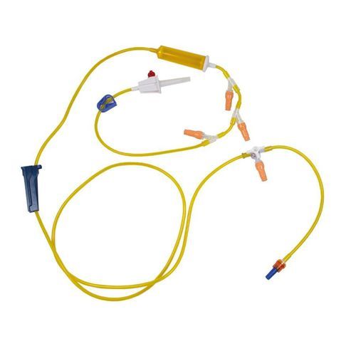 Set di infusione per chemioterapia - CHD series - Cair LGL SA - con connettore a Y / resistente alla luce / con rubinetto