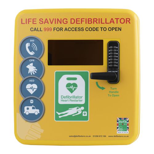 Armadio per defibrillatore - 4000  - Defib Store Ltd - di sicurezza / con sportello / a muro