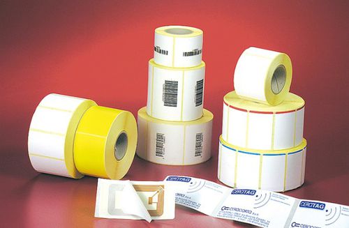 Rotolo di etichette per provette - Ceracarta - per sacche di sangue / RFID
