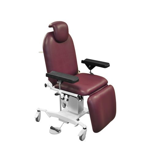 Poltrona per prelievo di sangue elettrica - 3054/0 - VOG MEDICAL - a 3 sezioni / con rotelle / ad altezza regolabile