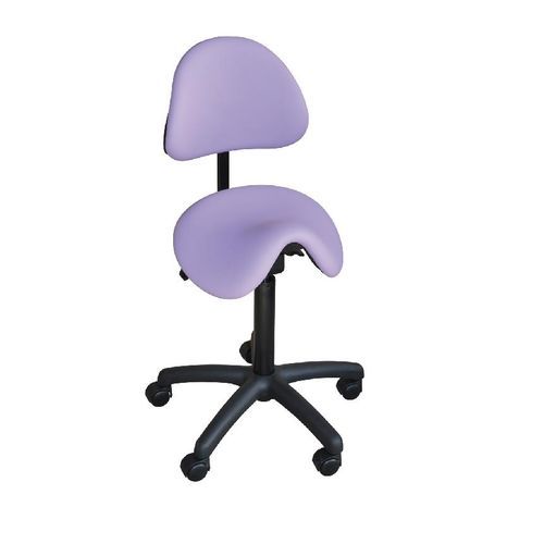Sgabello per struttura sanitaria - SELLE - VOG MEDICAL - ad altezza regolabile / girevole / con schienale