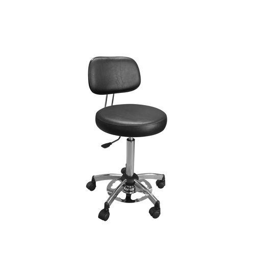 Sgabello per struttura sanitaria - 1053/5 - VOG MEDICAL - ad altezza regolabile / girevole / con schienale