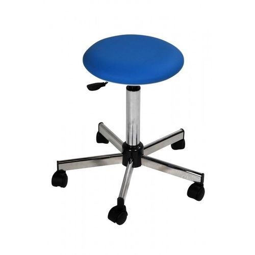 Sgabello ad altezza regolabile - Chrome-plated stool - VOG MEDICAL - pneumatico / con schienale regolabile / con poggiapiedi