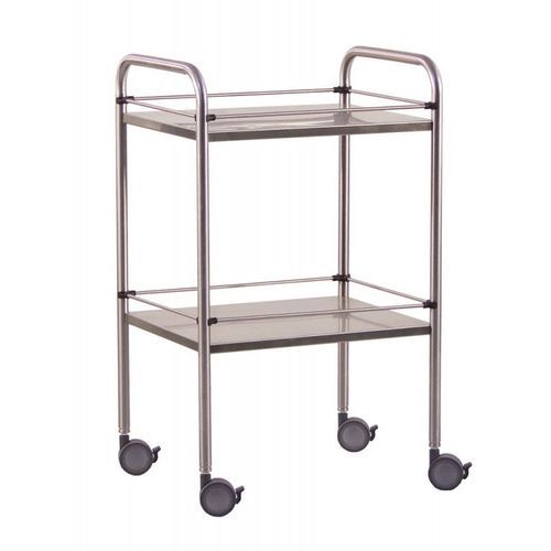Carrello di servizio - 1190/I - VOG MEDICAL - in acciaio inossidabile / con ripiano / 2 ripiani