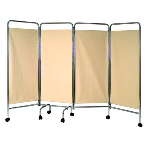 Paravento medicale pieghevole - 4-panel screen - VOG MEDICAL - con rotelle / 4 pannelli / di camera d'ospedale