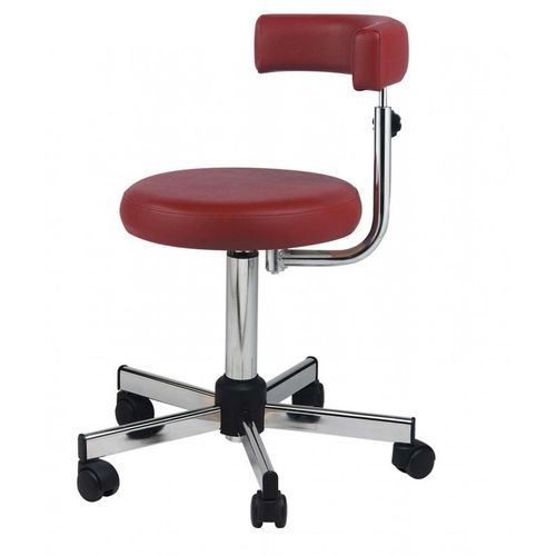 Sgabello per struttura sanitaria - 1071/5 - VOG MEDICAL - ad altezza regolabile / pneumatico / con schienale