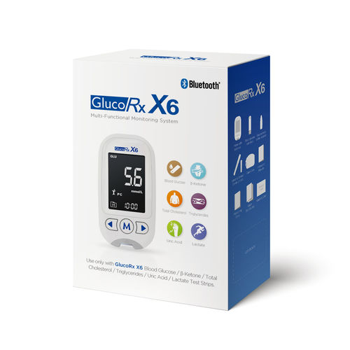 Monitor multiparametrico compatto - X6 - GlucoRx - di ossigeno / della glicemia / per terapia intensiva