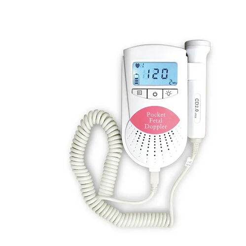 Doppler fetale - FD100 Pink - Mericonn Technology - tascabile / con cardiofrequenzimetro / con touch screen