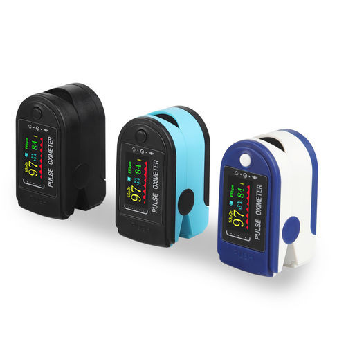 Pulsossimetro da dito - PO102 - Mericonn Technology - medico / OLED / nero
